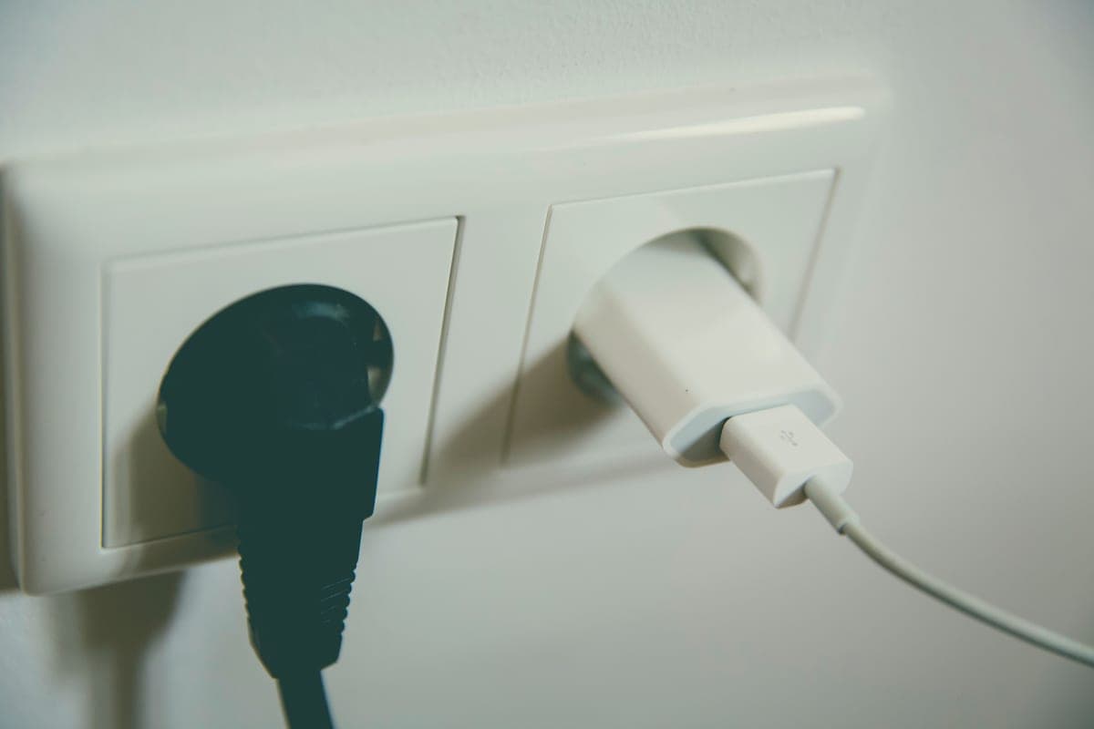 An electrical plug and cord